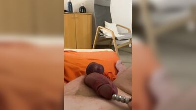 Mit kastrierten Sack
