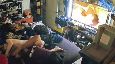 Getting fucked rough well roomie sucks me