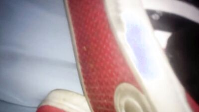 Fucking some shoes & cum