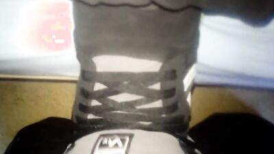Fucking some shoes & cum