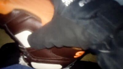Fucking some shoes & cum