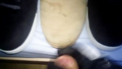 Fucking some shoes & cum