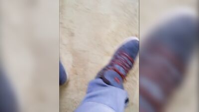 Hard Sneaker Fuck & Cum