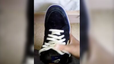 Hard Sneaker Fuck & Cum