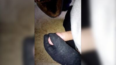 Piss Adidas Hardcourt and Cum