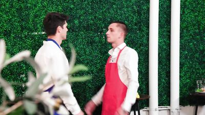 Conceded Waiter Flip Fucks Sexy Jock Rival - Theo Brady, Devin Franco - NextDoorStudios
