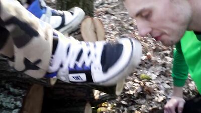 Kinky_Lucky enjoy our sneakers, socks, feet - Part 1
