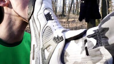 Kinky_Lucky enjoy our sneakers, socks, feet - Part 1