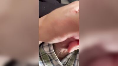 Series Of 3 Of The 20 Cumshots I Did Over The Thanksgiving Holiday - I Was So Horny!