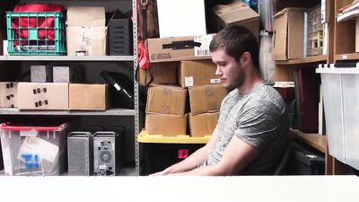 Handsome Brunette Caught Shoplifting And Strikes A Deal With The Officer