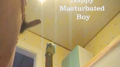 Homemade Stand Fleshlight Vibrator Masturbation