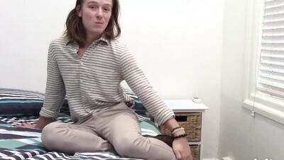 Leeroy 20yo Long Haired Australian Surfer Amateur Casting Couch Chat and Cum