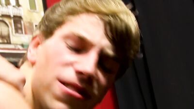Horny cock loving twink takes it in the ass and mouth