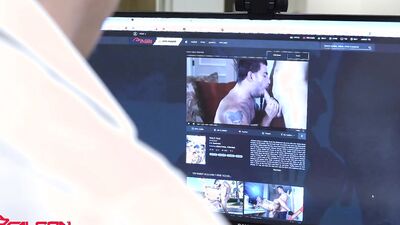 FalconStudios - Jock Real Estate Agent SHOVES HIS BBC IN Devin Franco's Mouth & Ass