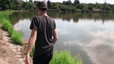 Cock hungry lad gives his boyfriend a nice bj and gets fucked