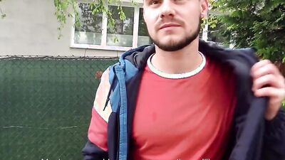 Horny bloke and his neighbor are riding each other's prick