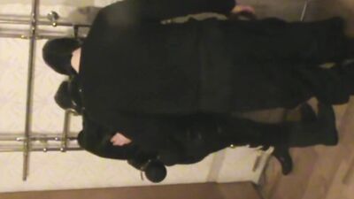 Tied up bloke is having fun in some gay action