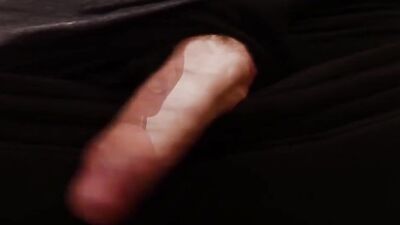Straight dude is flashing his big dick in front of the camera