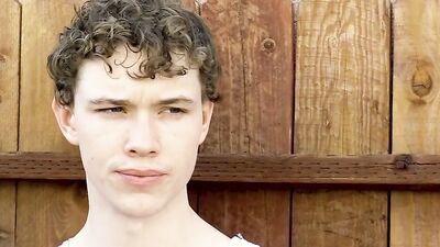 Dude shoves his big dick deep down skinny twink's tight ass