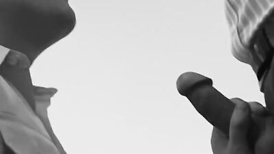Dirk Caber and his mate are barebacking in black and white video