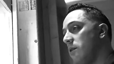 Dirk Caber and his mate are barebacking in black and white video