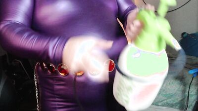 Raven Belted Purple Dress INflation
