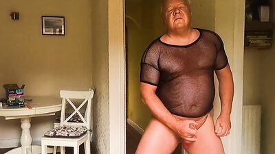 Playing naked around the house