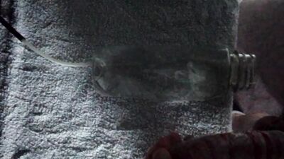 Hairy Cock And Balls With Rubber Bands And Condom Vacuum Suck Play With Juice Bottle