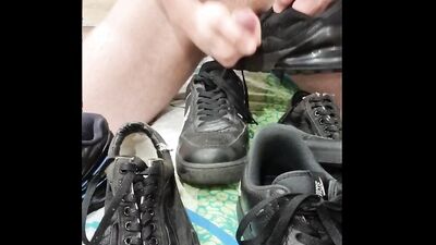 My Black Sneaker Collection Fucked