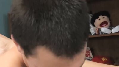 Twinks Patrick Kennedy and JT Wreck anal fuck in classroom