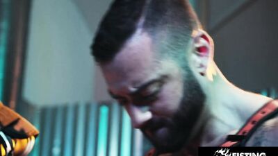 Harnessed Hunk Creampies Hairy Stud - Drew Valentino, Tryp Bates - FistingInferno