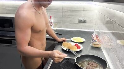 Hommade Hamburgers , Naked Cooking
