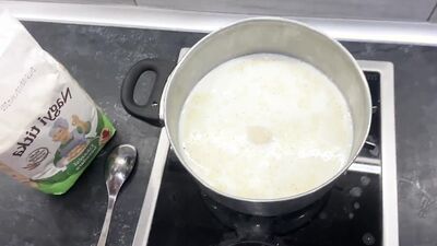 Semolina Puding , Naked Cooking
