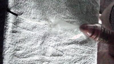 Hairy Cock Vacuum Suck Play With Juice Bottle