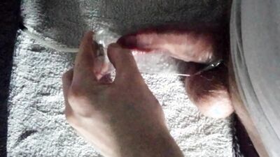 Hairy Cock Vacuum Suck Play With Juice Bottle