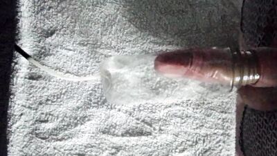 Hairy Cock Vacuum Suck Play With Juice Bottle