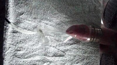 Hairy Cock Vacuum Suck Play With Juice Bottle