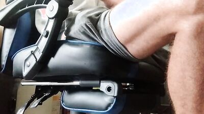 I Take My Cock Out And Cum In The Workshop Risking Someone Entering And Wanting To Suck My Cock????