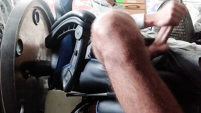 I Take My Cock Out And Cum In The Workshop Risking Someone Entering And Wanting To Suck My Cock????