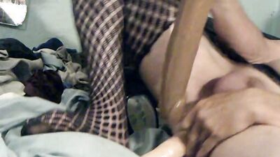 sissy white boy takes bbc dildos&dp