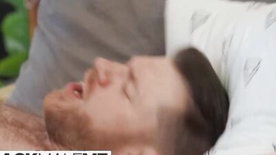BLACKMALEME - Chris Moans As Brock Tongues His Butthole Getting It Ready For His Hard Dick