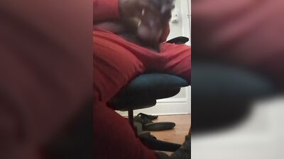 Big Dick Black Bull Fills Fleshlight in a Union Suit