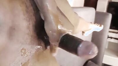 Oil masturbation compilation