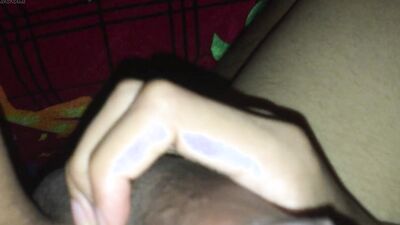 Masturbation in a blanket