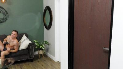 New Hunk Stepbro Rails Hairy Stud & Jock - NextDoorTaboo