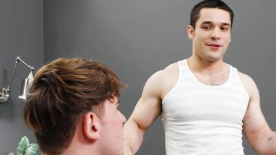 New Hunk Stepbro Rails Hairy Stud & Jock - NextDoorTaboo