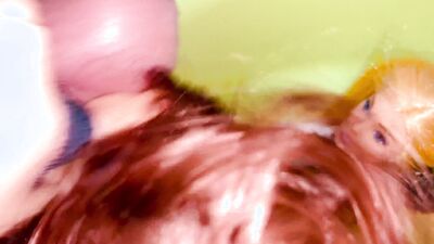Barbie Doll Friends Rubbing And Shaking Small Penis Until Cumshot