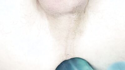 Close-Up Fucking Myself With My 14" Dildo Toy