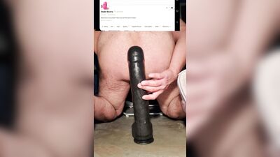 Hammer in the anus for the young man