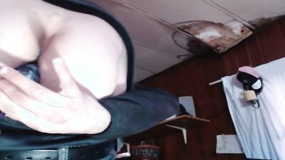 trying to gape my ass